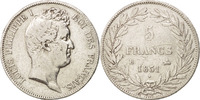 France 5 Francs Monnaie, Louis-Philippe, Rouen, Argent, KM:735.2 -