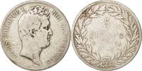 France 5 Francs Monnaie, Louis-Philippe, Bordeaux, Argent, KM:735.7 -