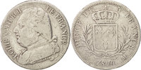 France 5 Francs Monnaie, Louis XVIII, Louis XVIII, Toulouse, Argent -