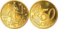 France 50 Euro Cent Proof, Laiton, KM:1287 -