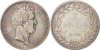 France 5 Francs Monnaie, Louis-Philippe, Limoges, Argent, KM:735.6 -