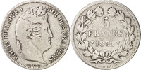 France 5 Francs Monnaie, Louis-Philippe, Lille, Argent, KM:745.13 -