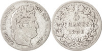 France 5 Francs Monnaie, Louis-Philippe, Strasbourg, Argent -