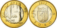Finlande 5 Euro Site funéraire de Sammallahdenmäki, Bi-Metallic -