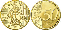 France 50 Euro Cent 2009 Paris BE, Laiton, KM:1412 FDC