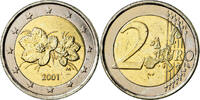 Finlande 2 Euro Bi-Metallic, KM:105 -