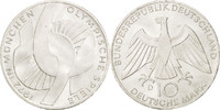 République fédérale allemande 10 Mark Monnaie, Munich, Argent -