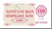 Bosnie-Herzégovine 100 Dinara Billet, Bosnia - Herzegovina, KM:6a -