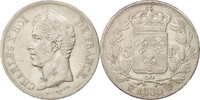 France 5 Francs Monnaie, Charles X, Lille, Argent, KM:728.13 -