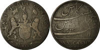 Inde britannique 20 Cash Monnaie, INDIA-BRITISH, MADRAS PRESIDENCY, Soho Mint, Birmingham -