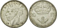 Belgique 20 Francs, 20 Frank Monnaie, Argent, KM:105 -