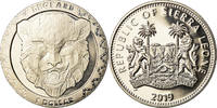 Sierra Leone Dollar Monnaie, Léopard, British Royal Mint -