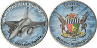 Zimbabwe Shilling Monnaie, Fighter jet - Dassault Rafale, Nickel -