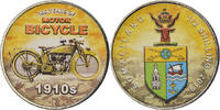 Somaliland 1/2 Shilling Monnaie, Motos - 100 ans - 1910, Stainless -