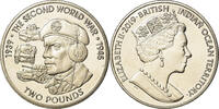 Territoire britannique de l'océan Indien 2 Pounds Monnaie, Océan Indien Britannique, 2ème guerre mondiale - -