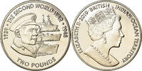 Territoire britannique de l'océan Indien 2 Pounds Monnaie, Océan Indien Britannique, 2ème guerre mondiale - -