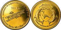 France 100 Francs Monnaie, Paris, Ile Tromelin, Bronze-Aluminium -