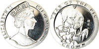 Île de Man Crown Monnaie, Isle of Man, Pobjoy Mint, Année du Cochon -