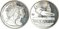 Îles Vierges britanniques Dollar Monnaie, BRITISH VIRGIN ISLANDS, Franklin Mint, Gymnastique -