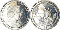 Îles Vierges britanniques Dollar Monnaie, BRITISH VIRGIN ISLANDS, Franklin Mint, 11 septembre 2001 -