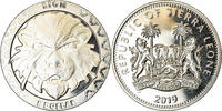 Sierra Leone Dollar Monnaie, British Royal Mint, Lion, Cupro-nickel -