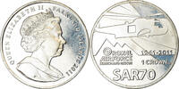 Îles Falkland Crown Monnaie, Falkland Islands, Elizabeth II, Pobjoy Mint, SAR70 -