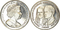 Îles Falkland Crown Monnaie, Falkland Islands, Elizabeth II, Pobjoy Mint, Mariage du -