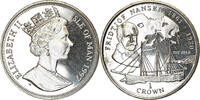 Île de Man Crown Monnaie, Isle of Man, Elizabeth II, Pobjoy Mint, Fridtjof Nansen -