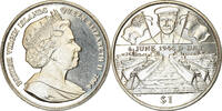 Îles Vierges britanniques Dollar Monnaie, BRITISH VIRGIN ISLANDS, Pobjoy Mint, D-Day - Marine -