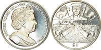 Îles Vierges britanniques Dollar Monnaie, BRITISH VIRGIN ISLANDS, Pobjoy Mint, D-Day - Marine -