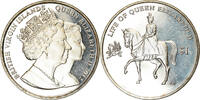 Îles Vierges britanniques Dollar Monnaie, BRITISH VIRGIN ISLANDS, Franklin Mint, Reine Elizabeth -