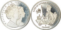 Île de Man Crown Monnaie, Isle of Man, Elizabeth II, Pobjoy Mint, Couronnement de la -