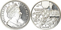 Île de Man Crown Monnaie, Isle of Man, Elizabeth II, Pobjoy Mint, Ordre de la Rose -