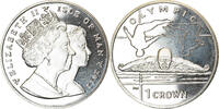Île de Man Crown Monnaie, Isle of Man, Elizabeth II, Pobjoy Mint, Discipline -