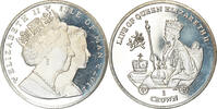 Île de Man Crown Monnaie, Isle of Man, Elizabeth II, Pobjoy Mint, Couronnement de la -