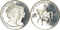 Îles Vierges britanniques Dollar Monnaie, BRITISH VIRGIN ISLANDS, Franklin Mint, Reine Elizabeth à -