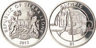 Sierra Leone Dollar Monnaie, British Royal Mint, Saut à la perche -
