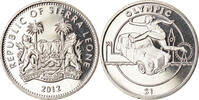 Sierra Leone Dollar Monnaie, British Royal Mint, Course de haies -