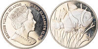 Îles Vierges britanniques Dollar Monnaie, BRITISH VIRGIN ISLANDS, Franklin Mint, Vie sous-marine - -