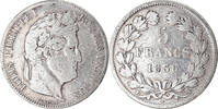 France 5 Francs Monnaie, Louis-Philippe, Lille, Argent -
