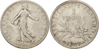 France Franc Monnaie, Semeuse, Paris, Argent, KM:844.1, Gadoury:467 -