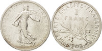 France Franc Monnaie, Semeuse, Paris, Argent, KM:844.1, Gadoury:467 -