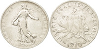 France 2 Francs Monnaie, Semeuse, Paris, Argent, KM:845.1 -