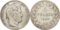 France 5 Francs Monnaie, Louis-Philippe, Lille, Argent, KM:749.13 -