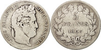 France 5 Francs Monnaie, Louis-Philippe, Lille, Argent, KM:749.13 -