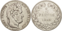 France 5 Francs Monnaie, Louis-Philippe, Paris, Argent, KM:749.1 -
