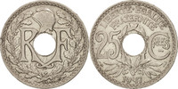 France 25 Centimes Monnaie, Lindauer, Nickel, KM:867, Gadoury:379 -