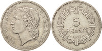 France 5 Francs Monnaie, Lavrillier, Paris, Nickel, KM:888 -