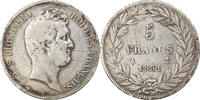 France 5 Francs Monnaie, Louis-Philippe, Paris, Argent -