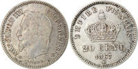 France 20 Centimes Monnaie, Napoleon III, Napoléon III, Strasbourg -